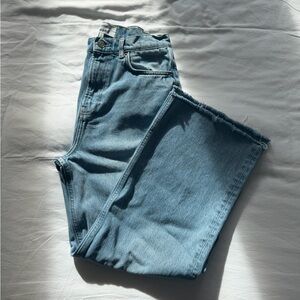 Reformation Light Blue Flare Jeans